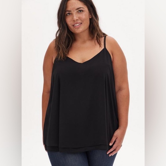 New Unworn - Torrid Sophie Chiffon Double Layer Cami - Picture 2 of 9